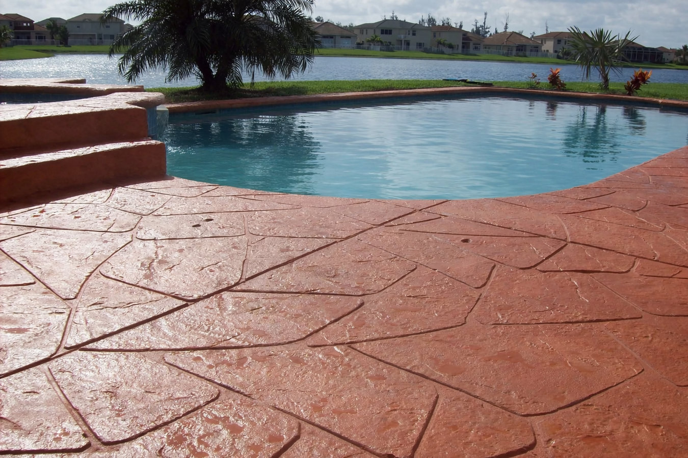 Stamped concrete services in Tacoma, WA